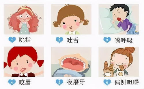 正畸小知识：儿童的哪些不良习惯可能会导致错颌畸形？